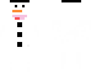derpy snowman with a hat