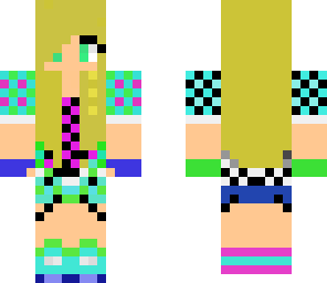 cute cool girl skin