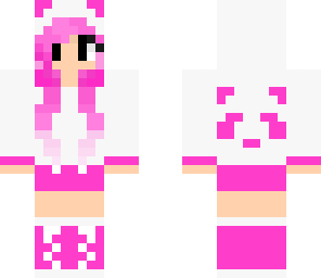 hot pink panda girl