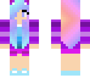 neon wolf girl