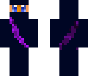purple sashed