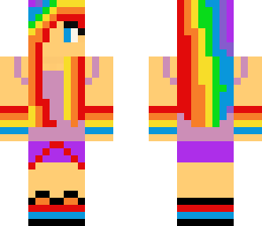 cute rainbow girl