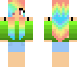 rainbow girl