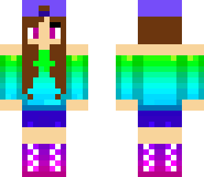 cute rainbow girl