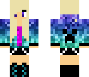 galaxy creeper girl