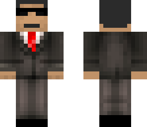 man in black