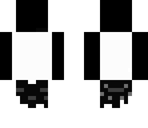 black and white