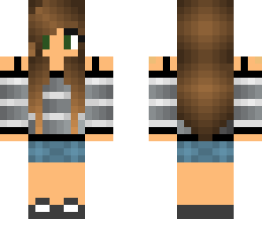 brunette summer girl