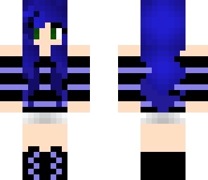 blue haired beauty edit