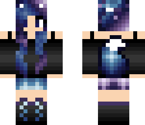 galaxy wolf girl edited