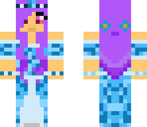 hb color combo creeper skin - blue
