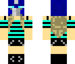 hb optimus skin - blue black stripes