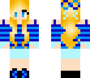 blue girl