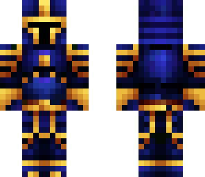 blue champion knight-animated palyer