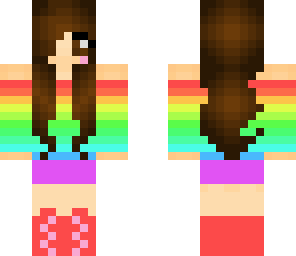 rainbow gamer girl