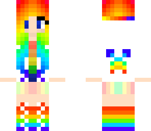 rainbow girl