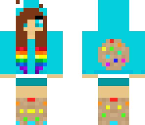 rainbow cookie monster
