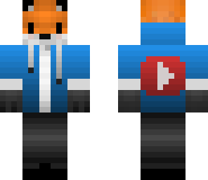 youtuber hoodie fox blue