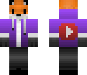 youtuber hoodie fox purple