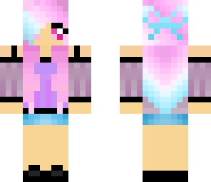 blue and pink