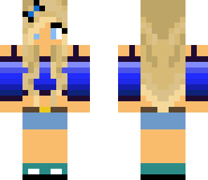 pretty blue girl