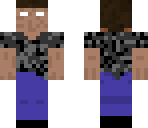 herobrine in a black shirt