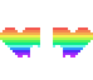 rainbow love heart