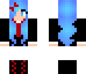 blue hair