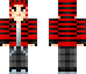 red hoodie