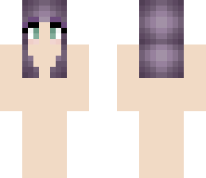 purple hair girl base