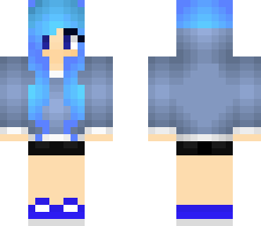 blue girl