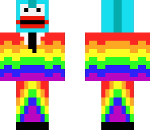 fish in a rainbow suit