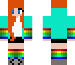 rainbow girl