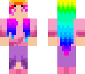 rainbow girl