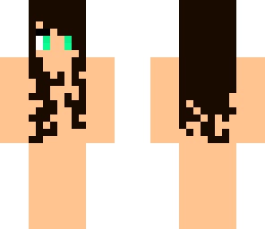 curly hair girl skin