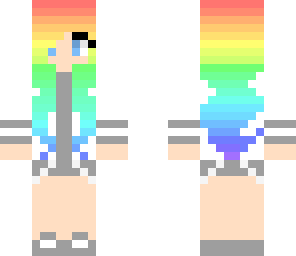 rainbow girl