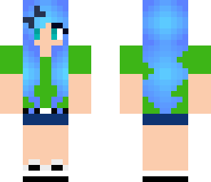 blue girl