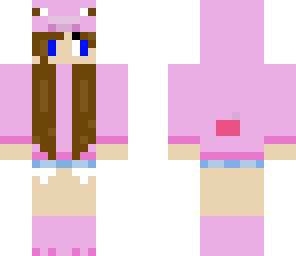 blue eye pig girl