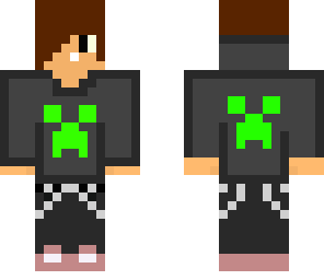 creeper glowing hoodie