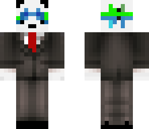 panda in suit