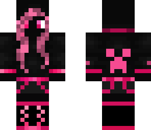 pink and black girl