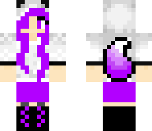 dark purple wolf girl