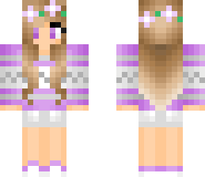 fille violette