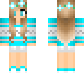 fille bleue