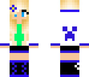 blue creeper girl