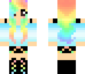 rainbow gamer girl