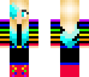 colorful girl