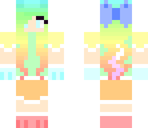 neon pastel girl