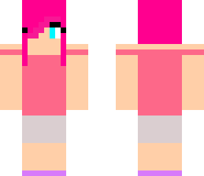 casual pink girl