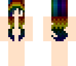 rainbow hair dark